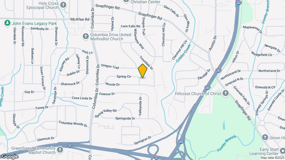 3534 Spring Cir Map and Location Details