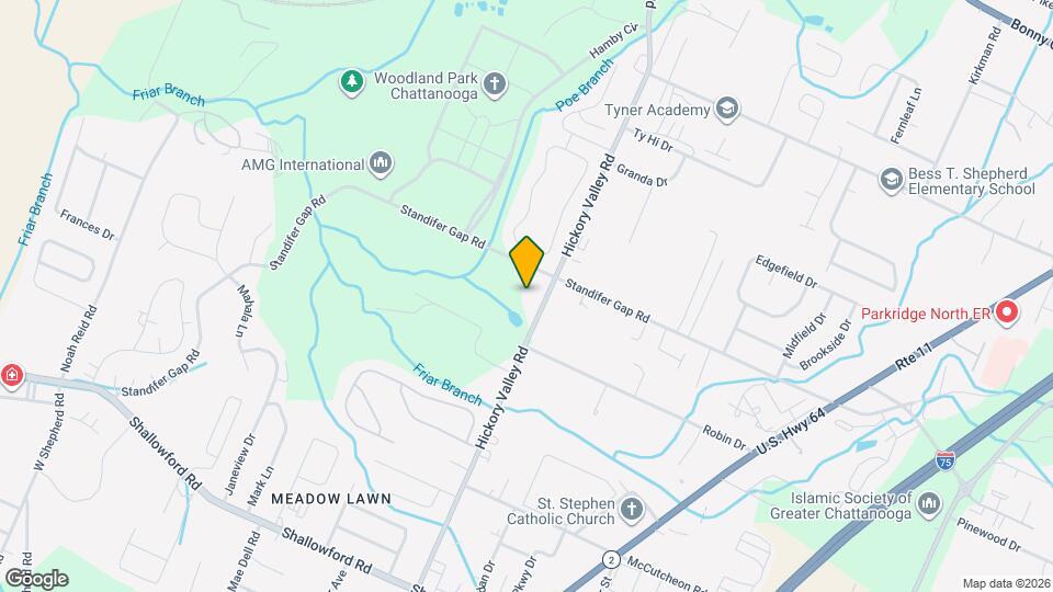 6760 Standifer Gap Rd Mapa y Detalles de la Ubicación