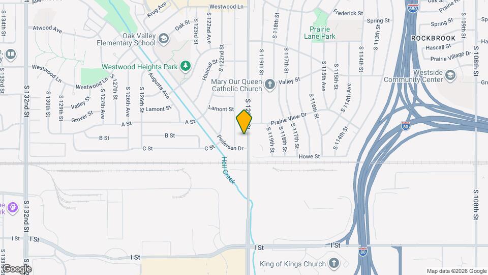 3618 S 120th St Map and Location Details