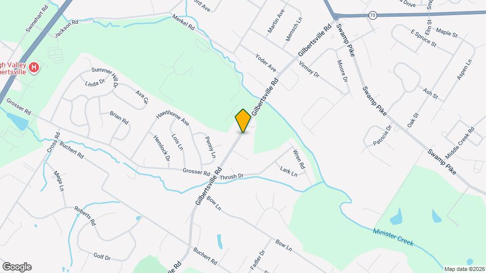 330 Gilbertsville Rd Map and Location Details