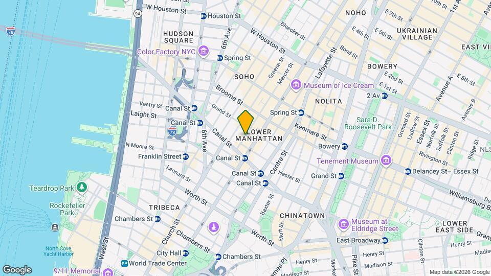 22 Mercer St Map and Location Details