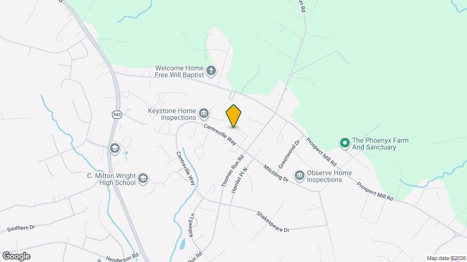 1926 Thomas Run Cir Map and Location Details