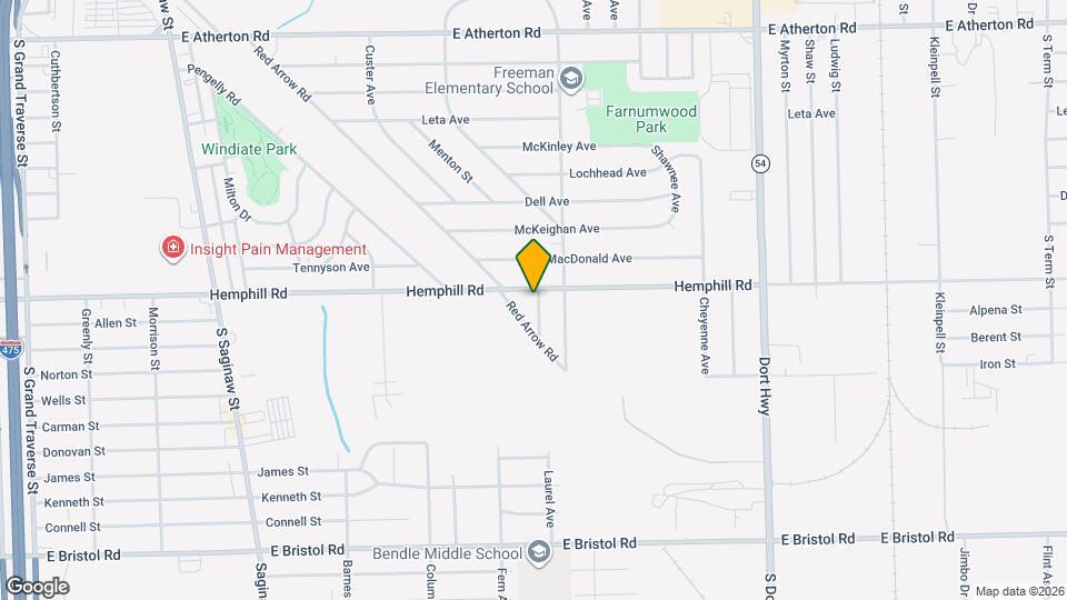 2288 Hemphill Rd Map and Location Details