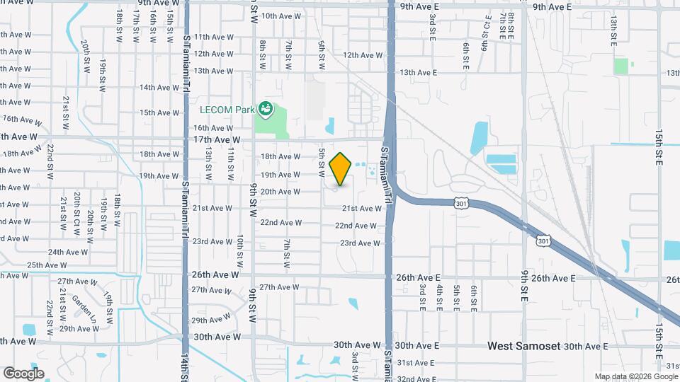 1907 5th St W Map and Location Details