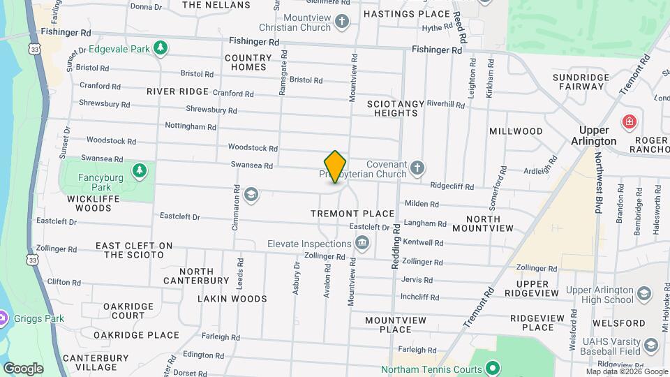 2242 Wickliffe Rd Map and Location Details