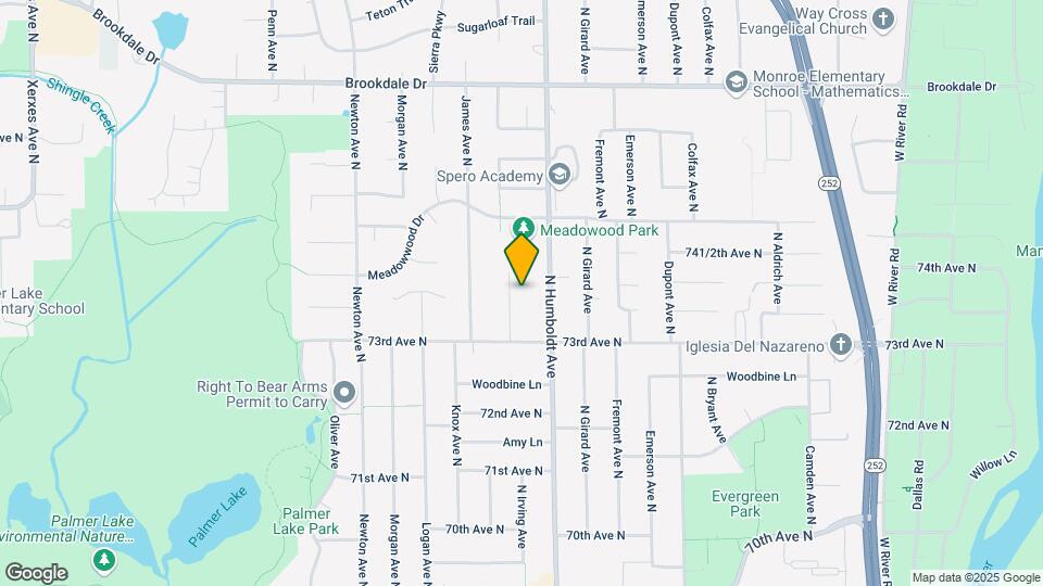 7330 N Irving Ave Map and Location Details