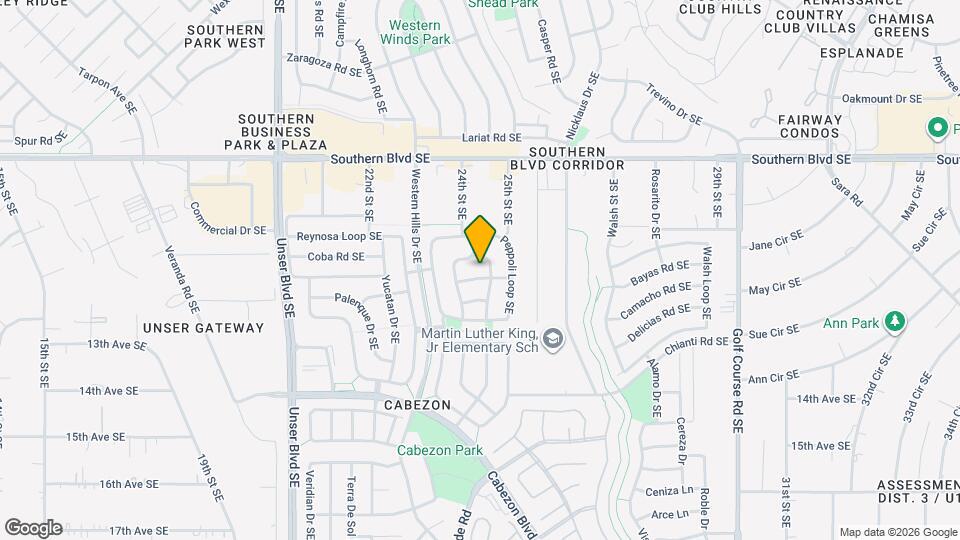 2421 Falesco Rd SE Map and Location Details