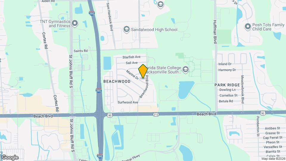 11715 Marina Dr Map and Location Details