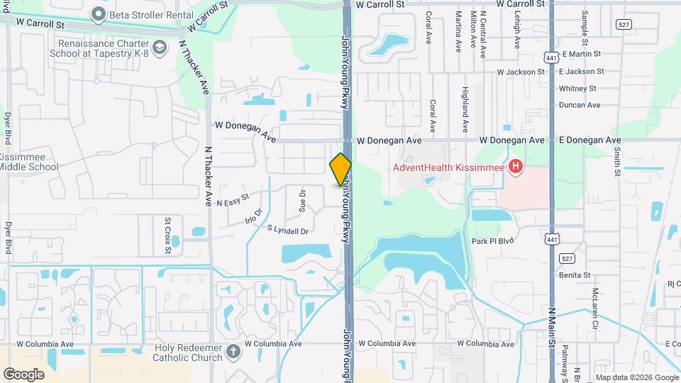 2420 John Young Pkwy Mapa y Detalles de la Ubicación