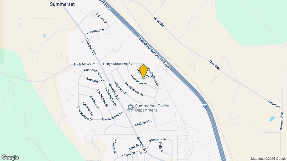 6840 Townsend St Map and Location Details