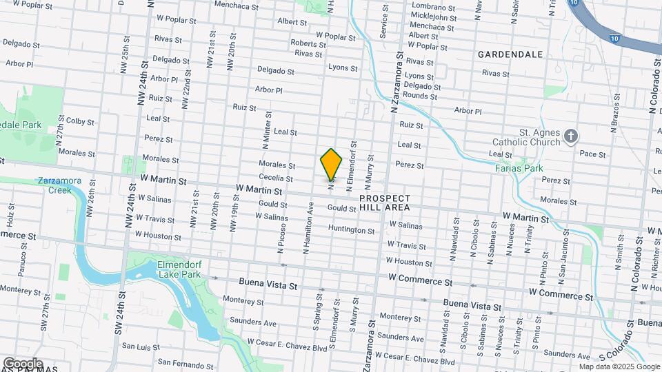 5938 N Spring St Map and Location Details