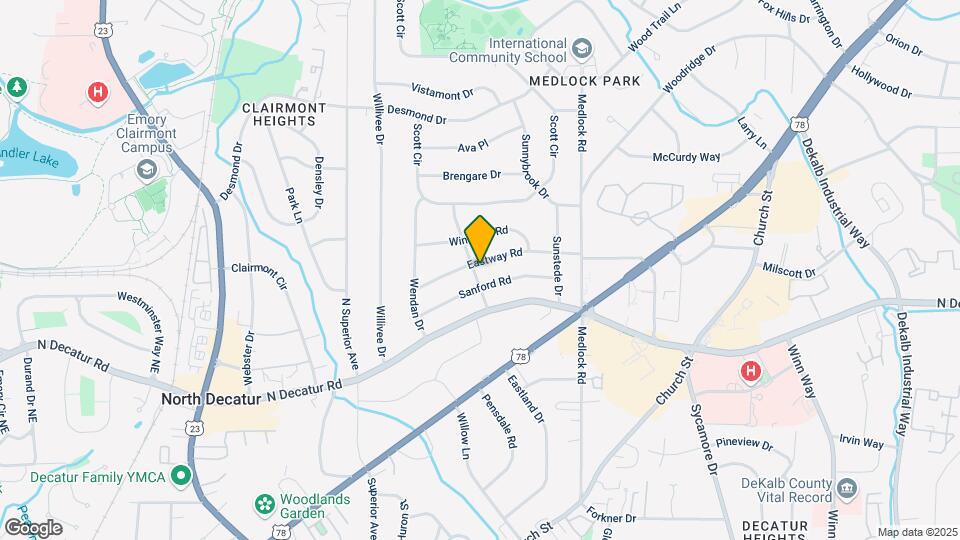2313 Eastway Rd Map and Location Details