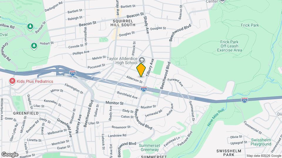 6365 Alderson St Map and Location Details