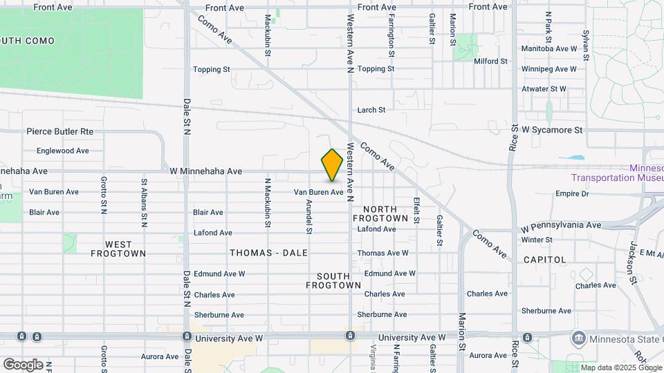 405 Van Buren Ave Map and Location Details