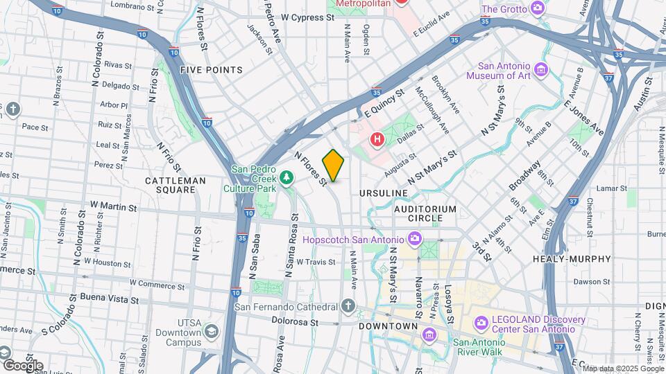 620 N Flores St Mapa y Detalles de la Ubicación