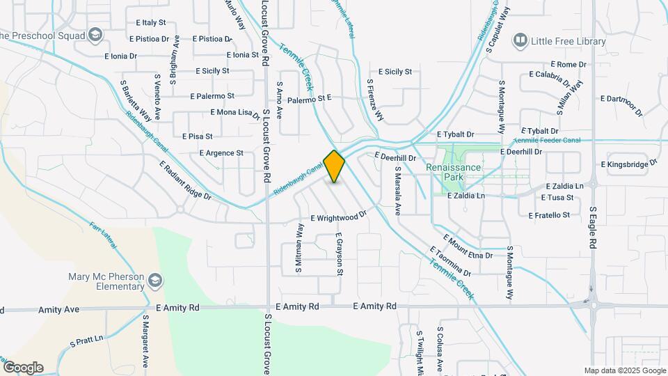 4258 S Glenmere Way Map and Location Details