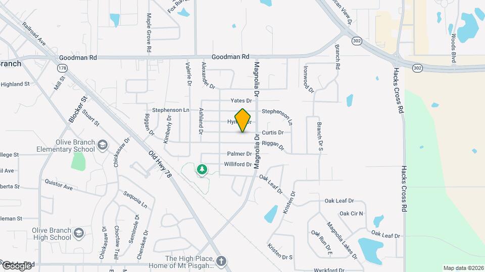 10233 Curtis Dr Map and Location Details