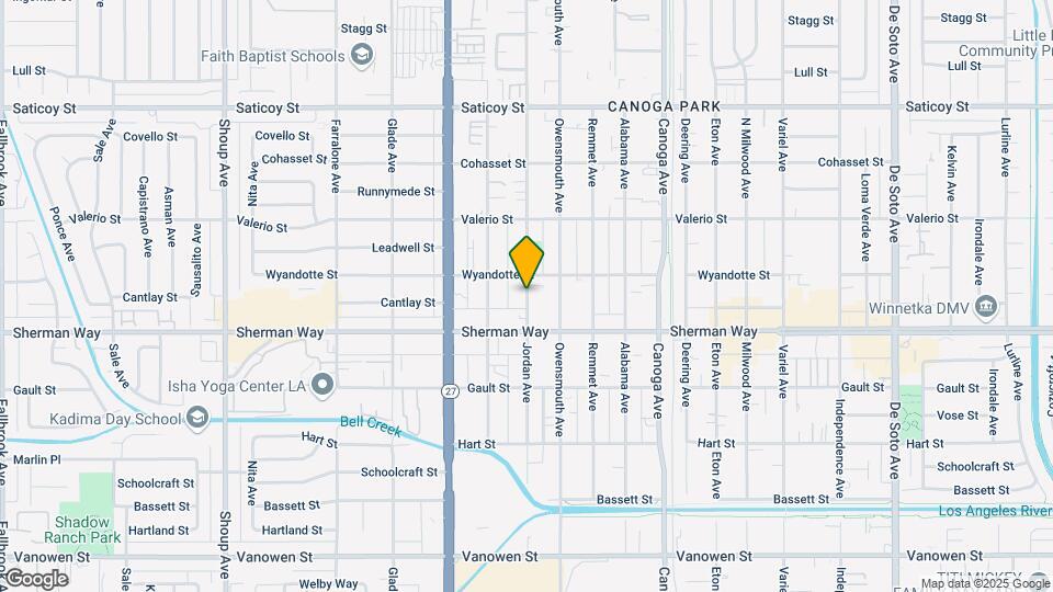 7255 Jordan Ave Map and Location Details