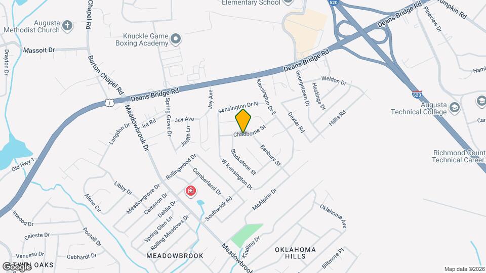 3422 Chadborne St Map and Location Details