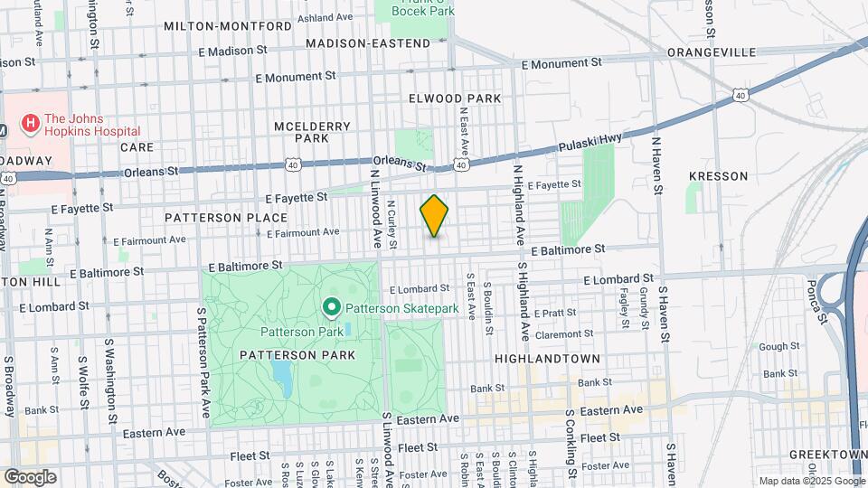 10 N Ellwood Ave Map and Location Details