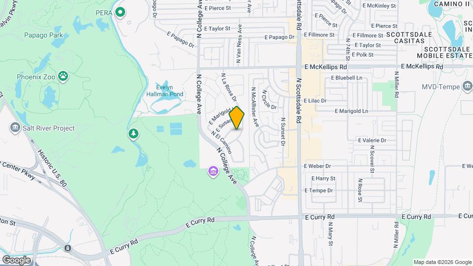 439 E Barbara Dr Map and Location Details