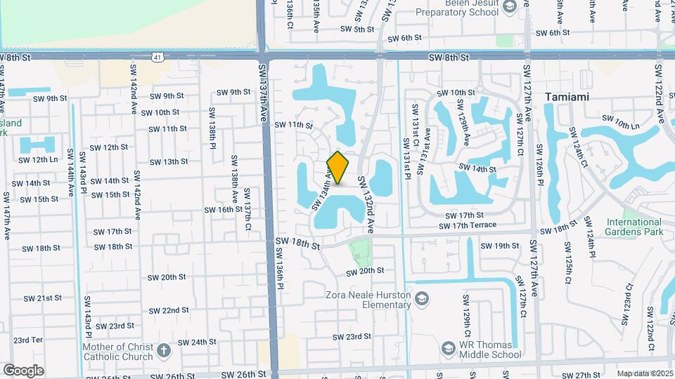 13254 SW 13th St Map and Location Details