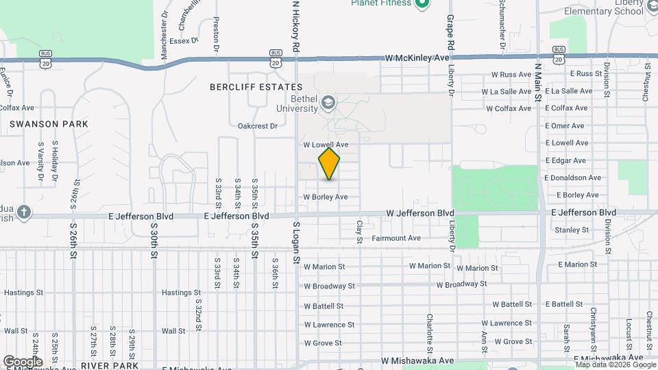 913 W Donaldson Ave Map and Location Details
