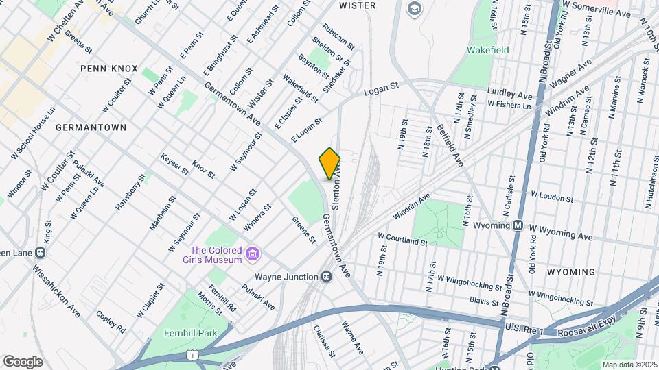 24 E Abbottsford Ave Map and Location Details