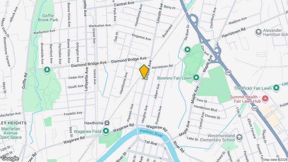 150 Lincoln Ave Map and Location Details