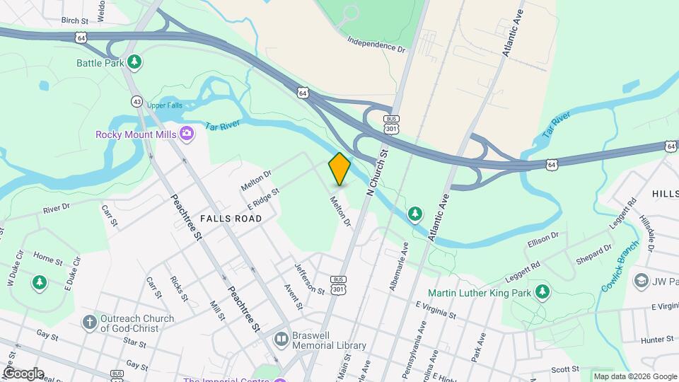 611 Poplar St Map and Location Details