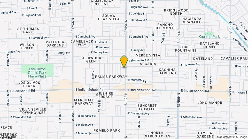 4224 N 36th St Map and Location Details