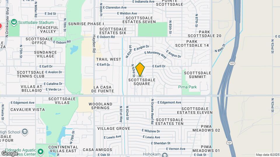 3068 N 83rd Pl Map and Location Details