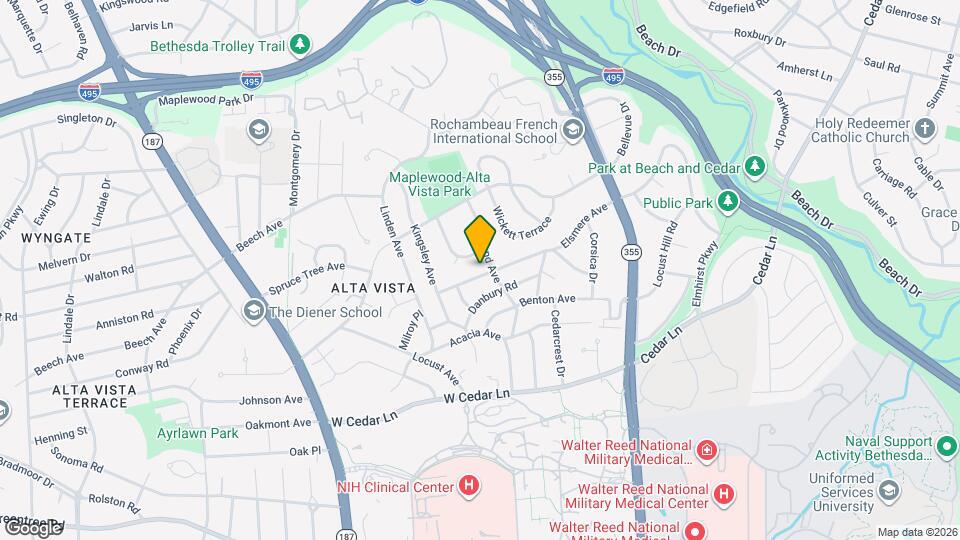 5203 Elsmere Ave Mapa y Detalles de la Ubicación