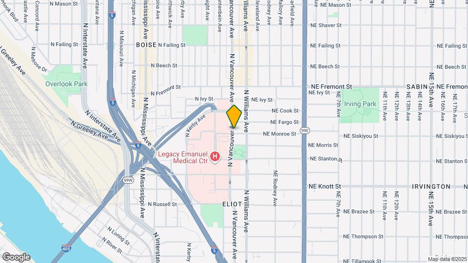 111 N Monroe St Map and Location Details