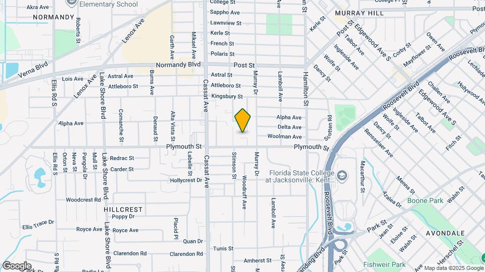 1168 Wycoff Ave Map and Location Details