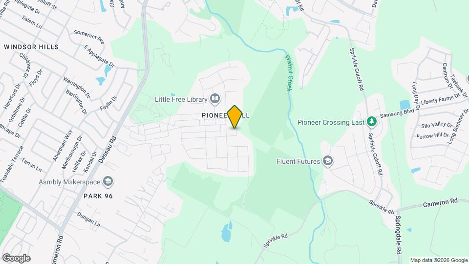 10502 Deaton Ln Map and Location Details