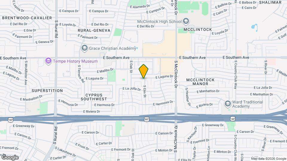 1519 E Laguna Dr Map and Location Details