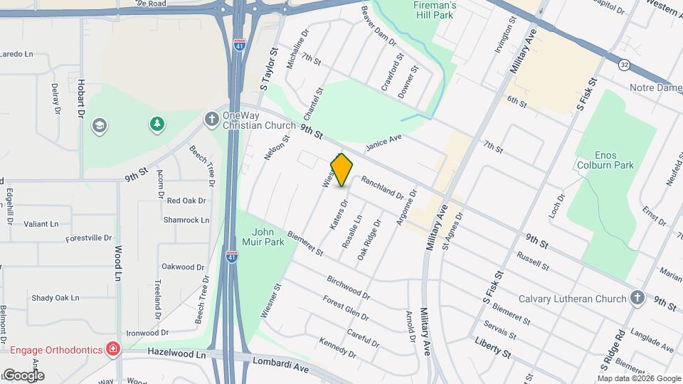 1400 Katers Dr Map and Location Details