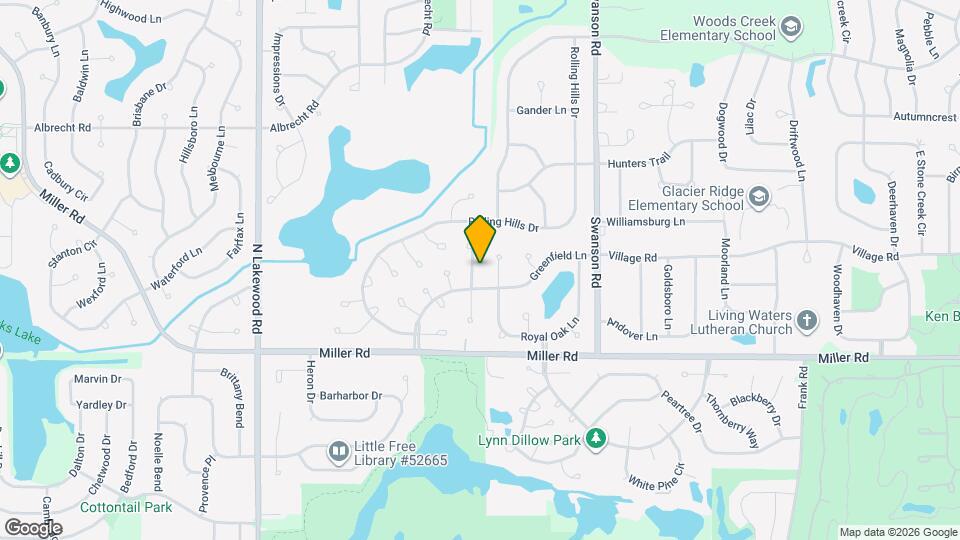 1372 Deer Creek Ln Map and Location Details