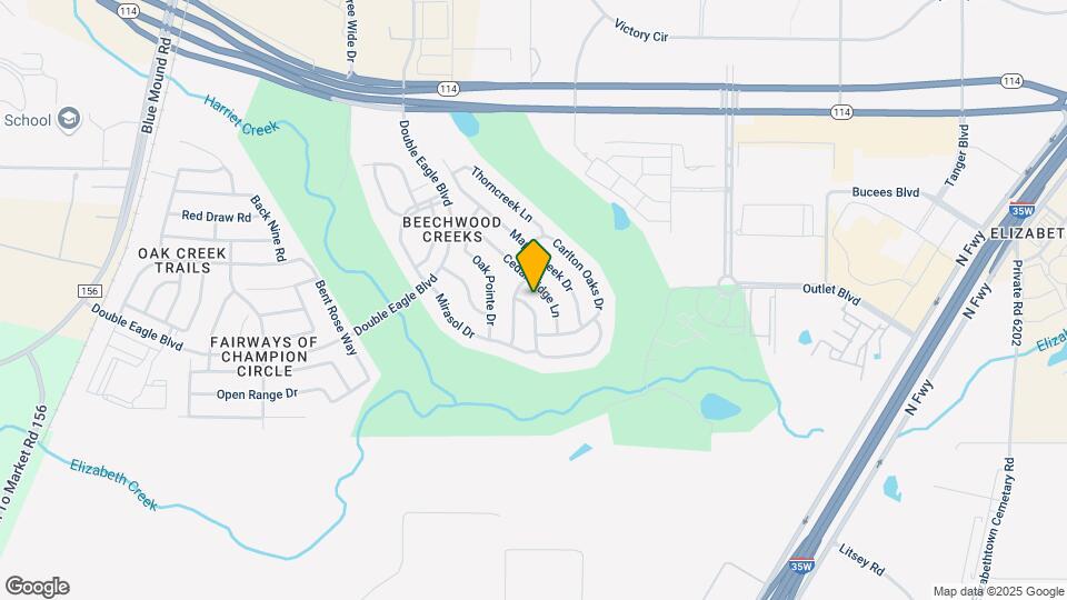 2813 Saddle Creek Dr Map and Location Details