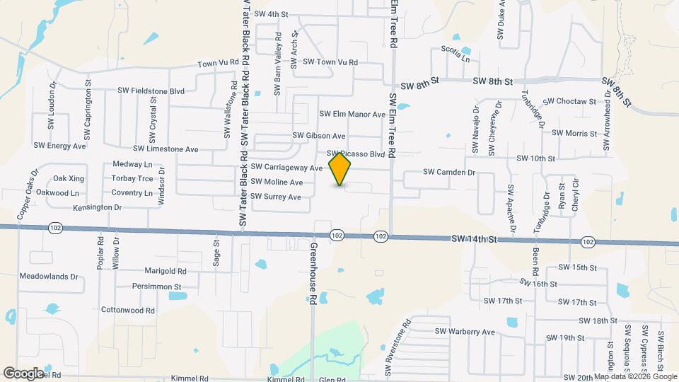 3510 SW Landau Ct Map and Location Details