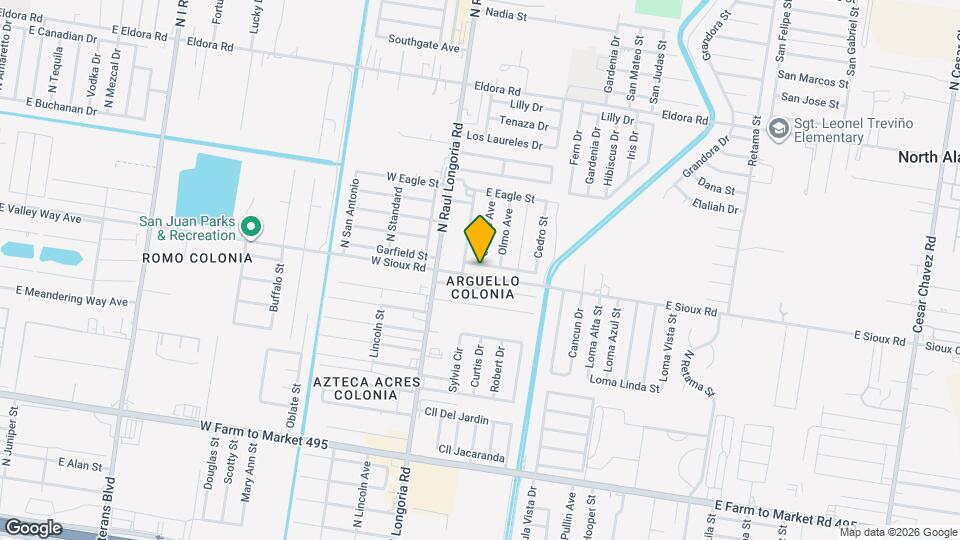 207 E Garfield St Map and Location Details