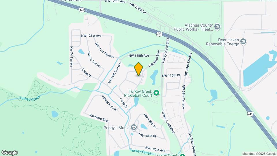 11416 Palmetto Blvd Map and Location Details