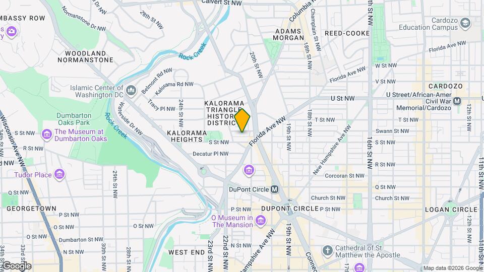 2115 S St NW Map and Location Details