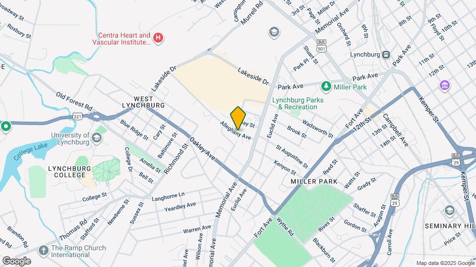 519 Alleghany Ave Map and Location Details