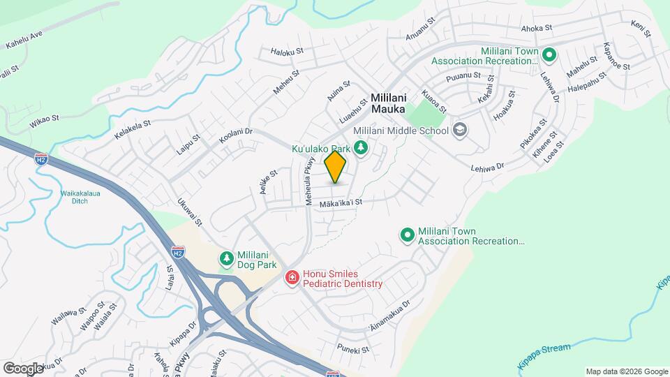 95-1180 MAKAIKAI St Map and Location Details