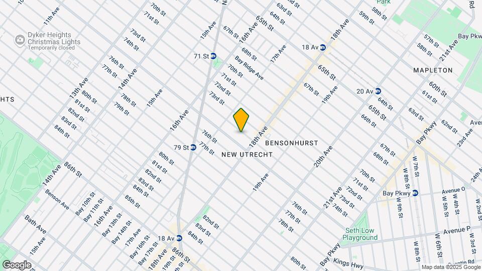 1758 74th St Map and Location Details