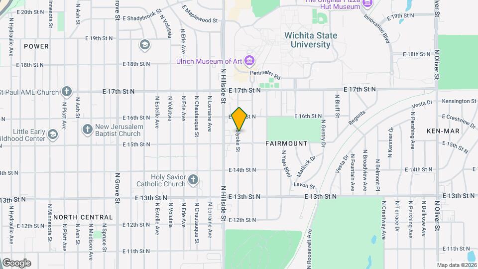 1632 N Holyoke St Map and Location Details