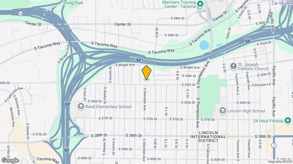 1323 S 35th St Map and Location Details