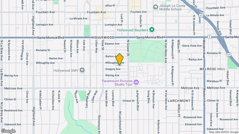 5843 Gregory Ave Map and Location Details